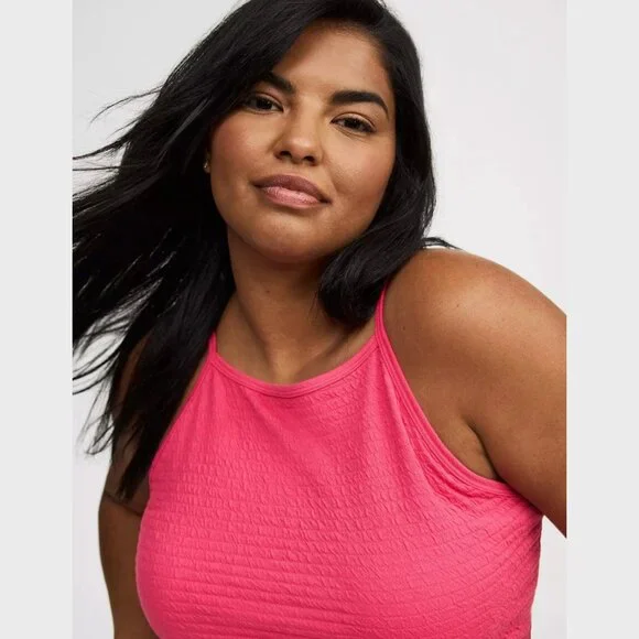 Torrid - Goddess Neck Crop Tank - Picture 1 of 4
